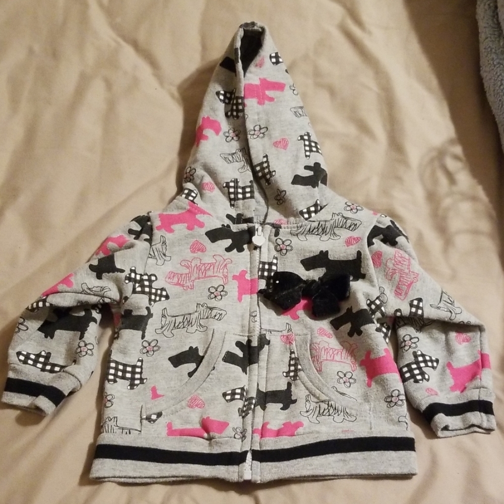 Girls Zip up sweater with hood